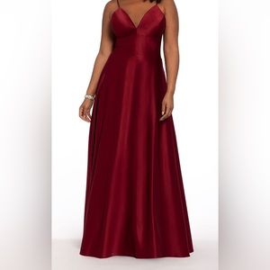 Burgundy Ball Gown